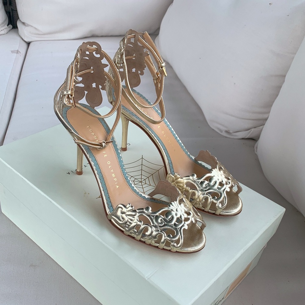 Charlotte Olympia Margherita Metallic Sandal
